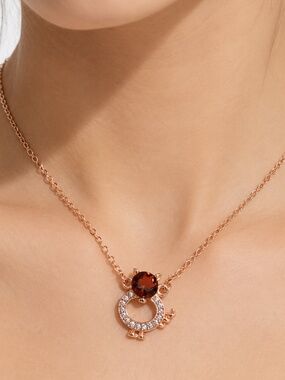 Rose Gold Pig Pendant Necklace